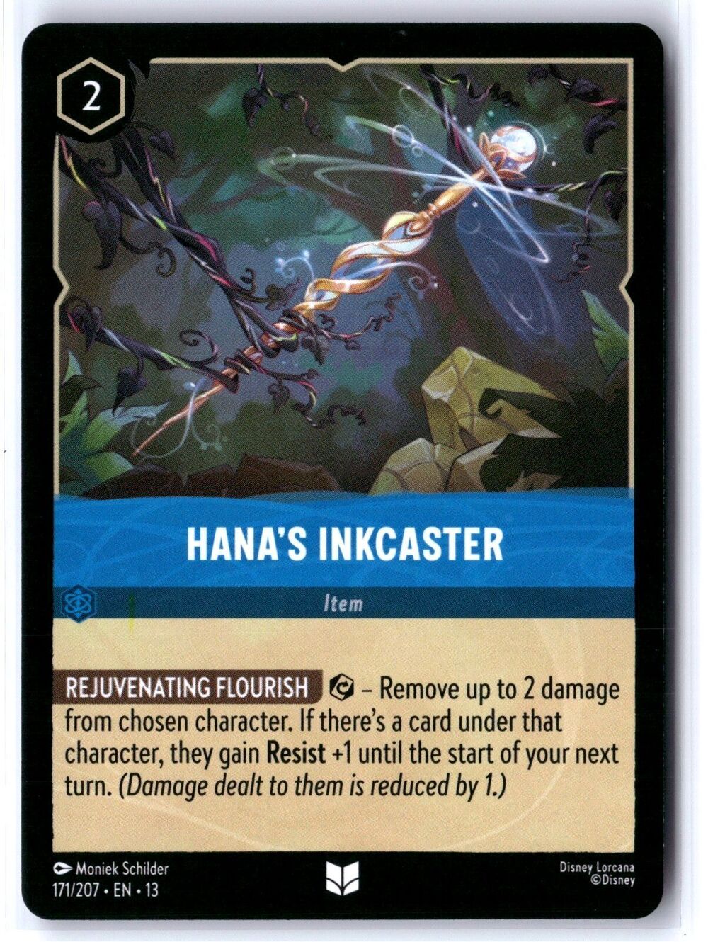 Hana's Inkcaster Uncommon Attack of the Vine! 171/207 NM